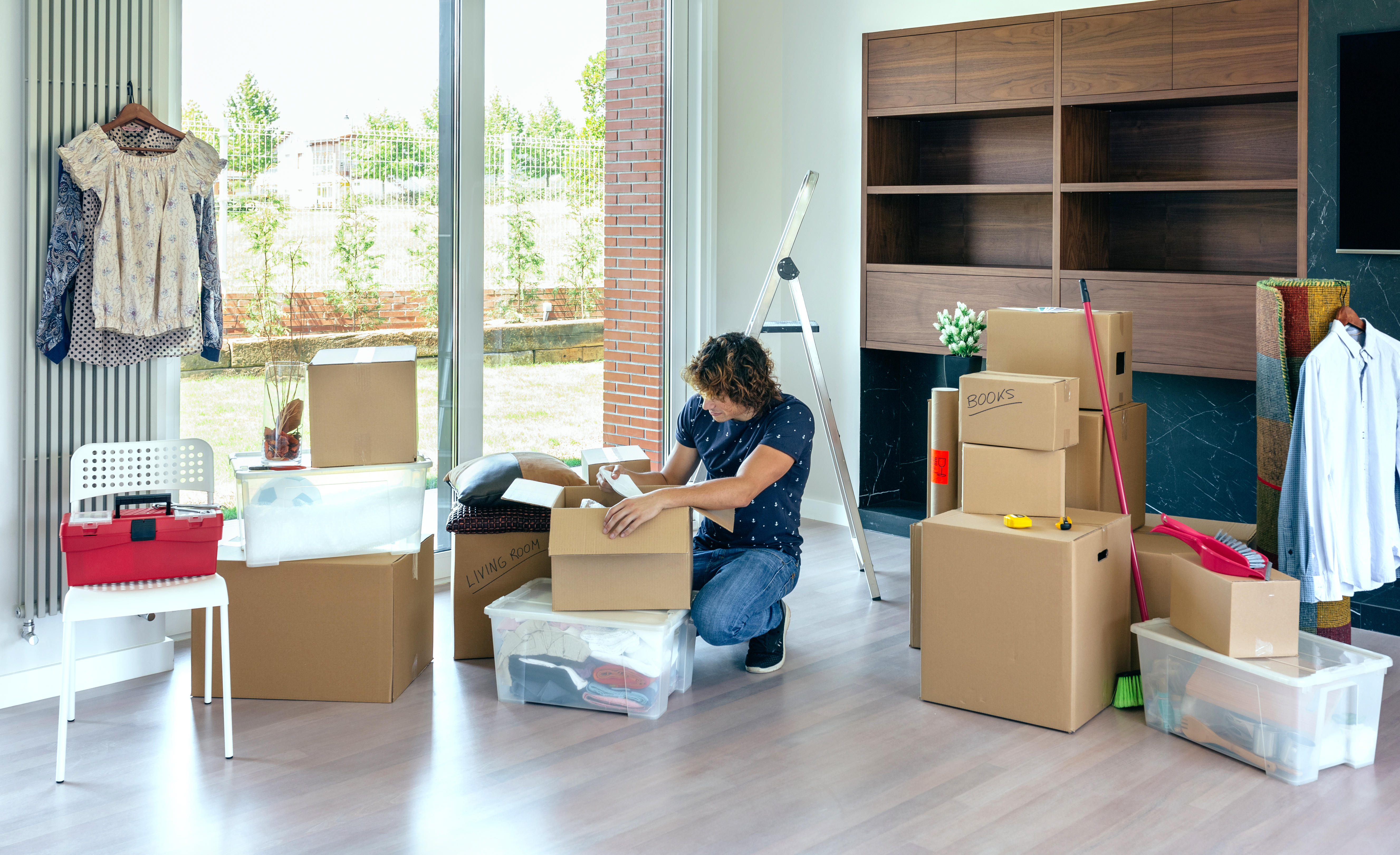 ways to unload before moving